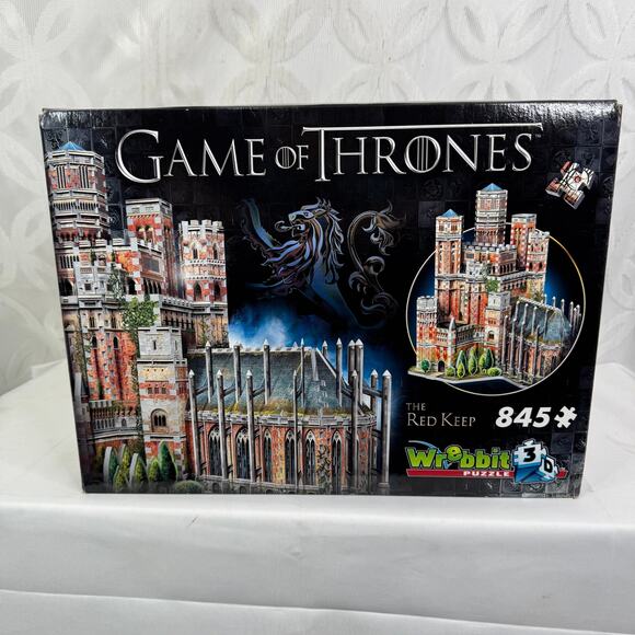 Wrebbit Game of Thrones The Red Keep 3D Puzzle: 845 Pieces New! - Picture 1 of 9